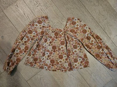 Pullover fluido tejido floral Levi para niñas talla M 10-12 años Foto 1 de 4