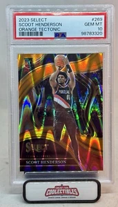 SCOOT HENDERSON RC 2023-24 PANINI SELECT ORANGE TECTONIC PRIZM 269 GEM MT PSA 10 - Picture 1 of 3