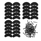 Heel Plates 30 Pcs Rubber Shoes Heel Taps Tips Repair Pad Replacement For Boots