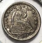 1851 United States Seated Liberty Half Dime In Ch.AU Condition