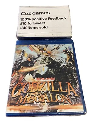 Godzilla vs. Megalon 1973 Blu-Ray English Japanese Region A BRAND NEW & SEALED - Image 1 of 2