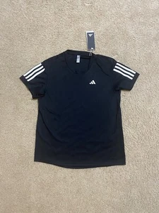 adidas Own The Run AEROREADY Tee Womens Running T-Shirt Breathable Top Sz S - Picture 1 of 6