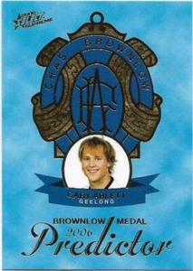 2006 Select Supreme Brownlow Predictor (BP11) Gary ABLETT Geelong 034/100 - Picture 1 of 1