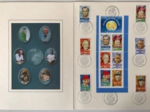 France Gatefold FDC Yvert 3342/47 + BC3348 Great Raiders French Pull Limit - Picture 1 of 2