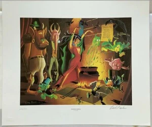 Litografía THE STUDENT WITCH de Carl Barks edición limitada - Imagen 1 de 4