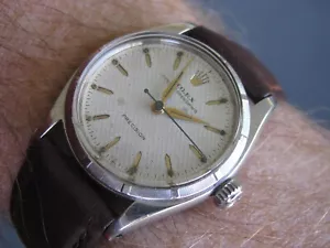 Rolex Oyster Speedking Vintage Mid-Size Stainless Steel Wrist Watch, Waffle Dial - Picture 1 of 10