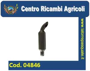 TŁUMIK TŁUMIK TŁUMIK CIĄGNIK CIĄGNIK WINNICA ATAK Ø 46 L=415 MM - Zdjęcie 1 z 9