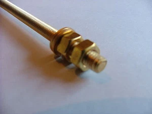Ottone 8mm M8 Barra Filettata con Perno Asta Dadi Rondelle 200mm Modello Maker - Picture 1 of 1