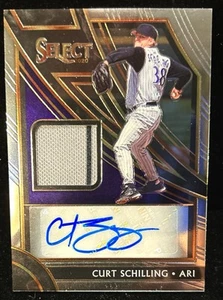 Carta reliquia automatica 2020 Select Curt Shilling 10/49 - Foto 1 di 2