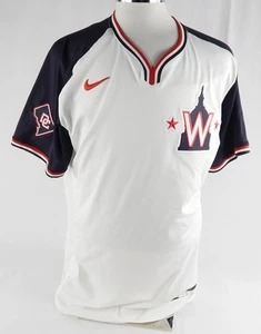 2024 Washington Nationals Harold Ramirez #43 Game Issued Used White Jersey DC A - Imagen 1 de 7