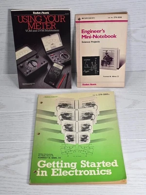 VTG Radio Shack Forrest Mims Electronics Books Lot 3 Getting Started Engineer Me - Image 1 of 4