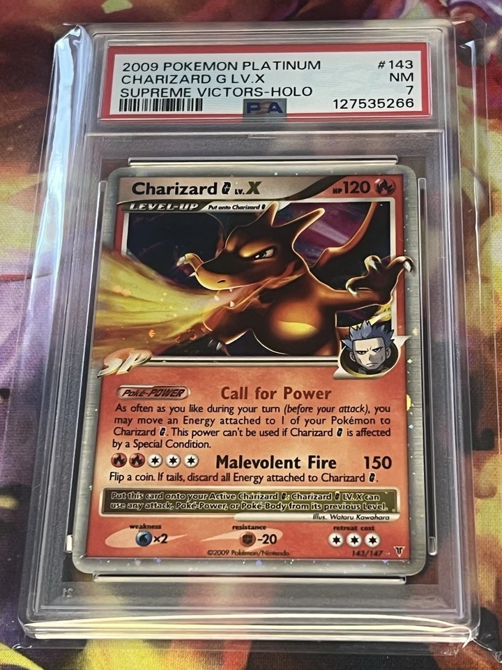 Charizard G Lv.X 143/147 PSA 7  - Image 1 of 2