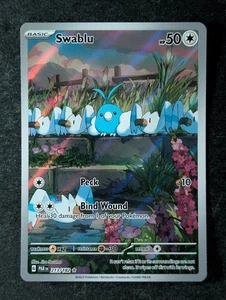 2023 Pokemon SWABLU #213/182 Paradox Rift PAR EN Illustration Rare Holo English - Picture 1 of 3