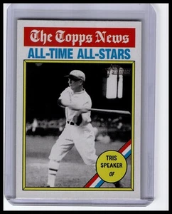2025 Topps Heritage #347 Tris Speaker Color of the Year Boston Red Sox - Picture 1 of 2