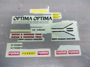 Calcomanía OT-68 (PARCIAL/INCOMPLETA) Anuncio #1 - Kyosho Turbo Optima - Imagen 1 de 1