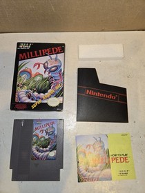 Vintage 1988 Nintendo NES Millipede Complete In Box CIB Video Game,HAL America