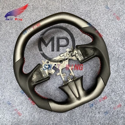 Matte Carbon Fiber Steering Wheel Fit For Infiniti Q50 QX50 2014 2015 2016 2017 - Изображение 1 из 4