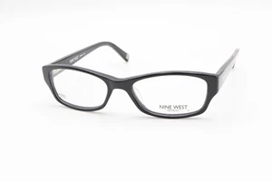 NINE WEST NW5092 001 Negro Pulido 47-15-135 Marcos PETITE FIT Bisagras Flexibles X990 - Imagen 1 de 12