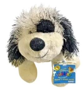 Ganz Webkinz Cheeky Dog Plush Stuffed Animal Black White Sealed Code Tag NEW - Picture 1 of 4