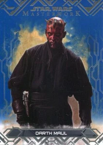 Star Wars Masterwork 2017 Blue Base Card #5 Darth Maul - Picture 1 of 1