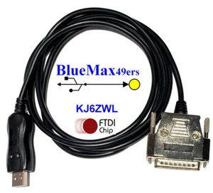 Fanuc Oi OM OP OT Series CNC DNC FTDI USB Cable Hardware Flow Control CNC-HW-25M - Picture 1 of 3