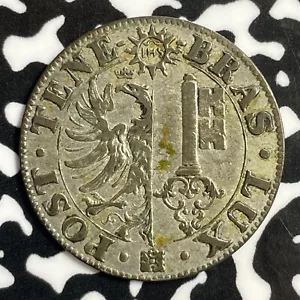 1844 Switzerland Geneva 25 Centimes Lot#E1492 Nice! - Picture 1 of 2