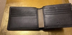 Bosca Leather Wallet.Black. Tacconi Genuine Black Leather. Mans Gift - Bild 1 von 12