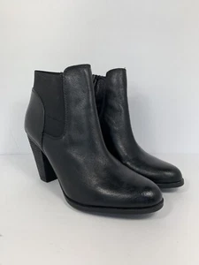 Steve Madden Foamier Leather Black Ankle Fashion, Size 9 Genuine leather - Picture 1 of 9