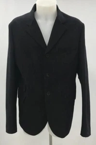 Brand New Mens Alexander McQueen Black Wool Button Up Blazer Size 42 - Picture 1 of 6