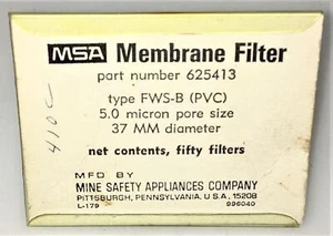 MSA Type FWS-B (PVC) Membrane Filter - 5 µm (Pack of 30) - Picture 1 of 2