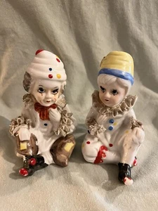 2 estatuillas vintage de payaso para niños en buen estado - Imagen 1 de 10