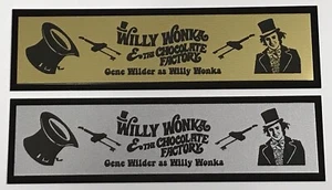 Gene Wilder Willy Wonka nameplate for signed autographed movie poster photo - Picture 1 of 2