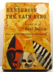 Henderson The Rain King thriller fiction by Saul Bellow 1960 HC DJ vintage book - Picture 1 of 18