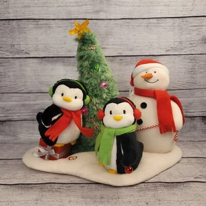 Hallmark Jingle Pals 2006 MUY FELIZ TRÍO canto muñeco de nieve pingüinos - Imagen 1 de 5
