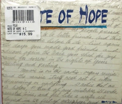 NOTE OF HOPE CELEBRATION OF WOODY GUTHRIE [NEW CD] SEALED VARIOUS DIGIPAK {10} - Image 1 of 4