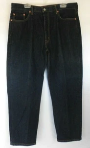 Levi's Levi 550 Relaxed Fit Jeans Dark Wash Men's Actual 41 x 30.5 Excellent - Picture 1 of 4