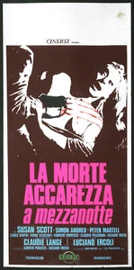CINEMA-locandina LA MORTE ACCAREZZA A MEZZANOTTE scott,andreu,martell,ERCOLI - Picture 1 of 1