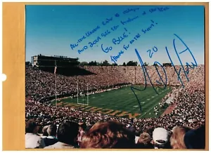 Mike Hart AUTOGRAPHED MICHIGAN WOLVERINES STADIUM 8x10 PHOTO SIGNED INSCRIPTION  - Picture 1 of 1