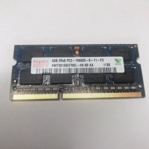 4 GB 2Rx8 PC3-10600S-9-11-F3 Hynix, HMT351S6CFR8C-H9 SODIMM 1.5V 204 DDR3 SDRAM - Imagen 1 de 2