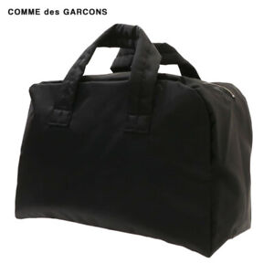 Genuine Comme Des Garcons Nylon Boston Bag L Blackpresent Gift