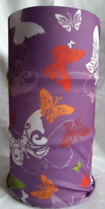Purple,colour butterfly's,face sock bandana,ski mask, yoga, cycling face cover - Picture 1 of 5