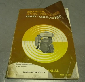 Honda General Purpose Engine Factory Shop Manual G40 G50 G50T Service Repair - Bild 1 von 8