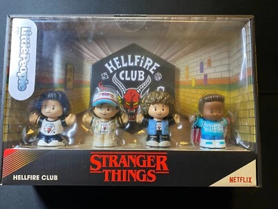 Fisher-Price Little People Collector Stranger Things - Hellfire Club 4pk NUEVO Foto 1 de 4