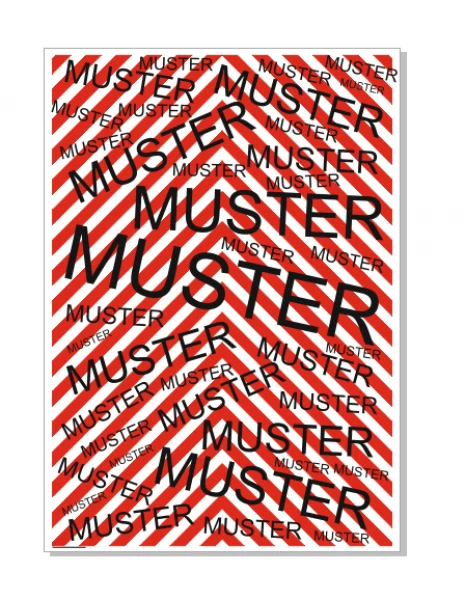 DIN-A4 1:14 RC Tamiya Warntafeln Aufkleberbogen, reflektierend, selbstklebend - Bild 1 von 1