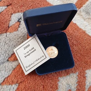 2000 1/4oz Gold Proof Krugerrand - Boxed with certificate - Picture 1 of 5