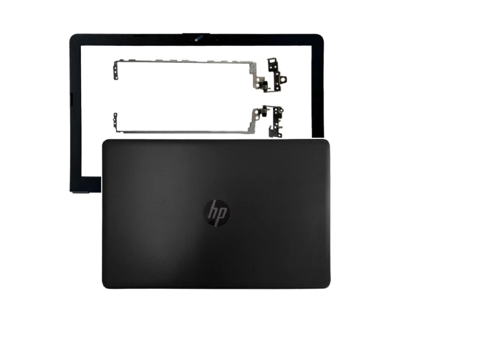 LCD Back Cover Top Lid  Hinges Set and bezel For HP 250 G6 255 G6 Model 3168NGW - Image 1 of 1