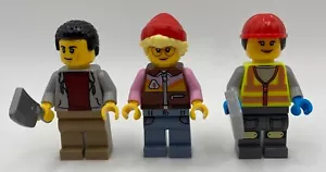 NEW! LEGO Ninjago WORKER Minifigures Only 71837 (City Workshops) LOT OF 3! - Picture 1 of 1