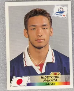 Sticker football HIDETOSHI NAKATA Japan FIFA WC France 1998 Panini #524 - Picture 1 of 2