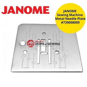 JANOME Needle Plate #739008009 - for Domestic Sewing Machines 2200XT 219s JL100 - Picture 1 of 3