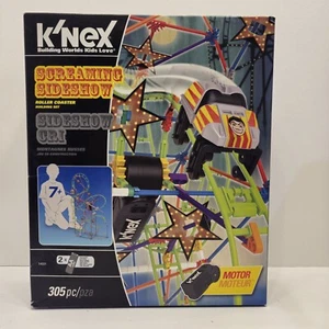 K'nex Screaming Sideshow Roller Coaster Building Toy 305 Piece With Motor - Picture 1 of 15